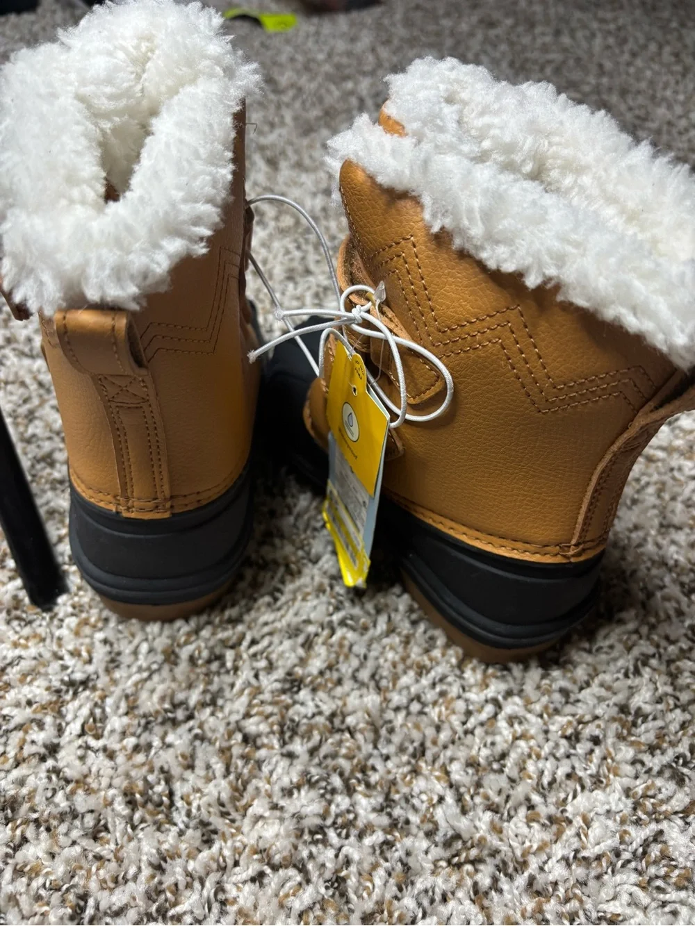 Cat & Jack Brown and Black Kids Boots